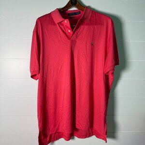 Polo Ralph Lauren Pima Soft Touch Short Sleeve Polo Dark Pink/Coral Sz XXL